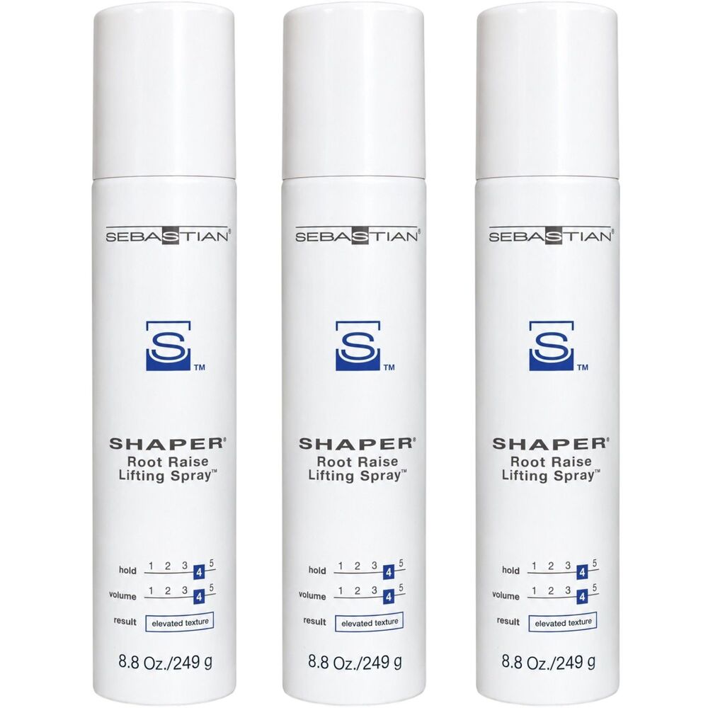 Sebastian Shaper Root Raise Lifting Spray 8.8 oz 3 Pack Hair Volume Styling, 3X